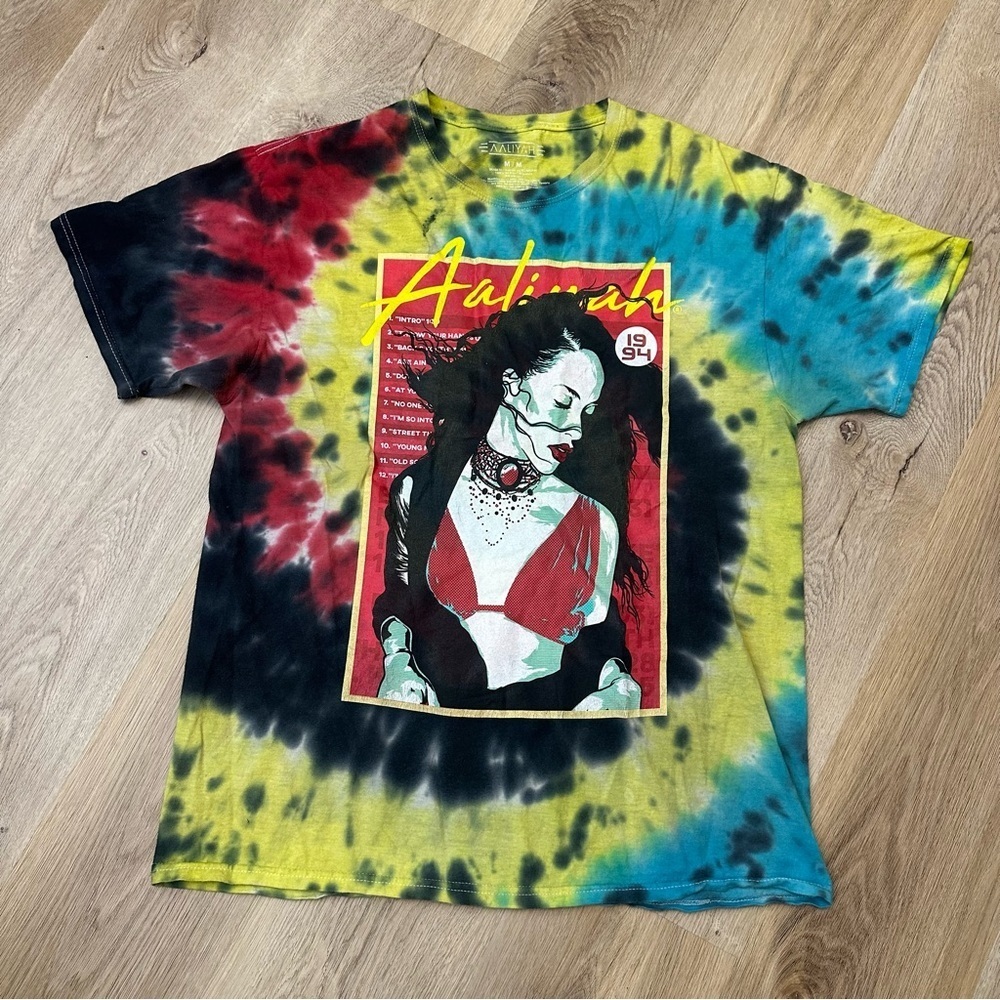 Aaliyah Tie-Dye Graphic Short Sleeve Tee